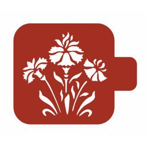Трафарет М9Фл-083 "Васильки" Event Design, 9х9 см